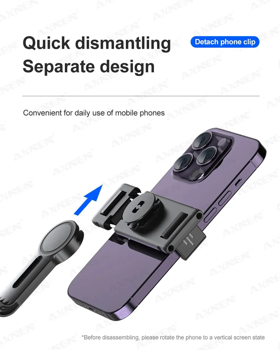 Gimbal Estabilizador Axnen Multifuncional Con Control Remoto 360°