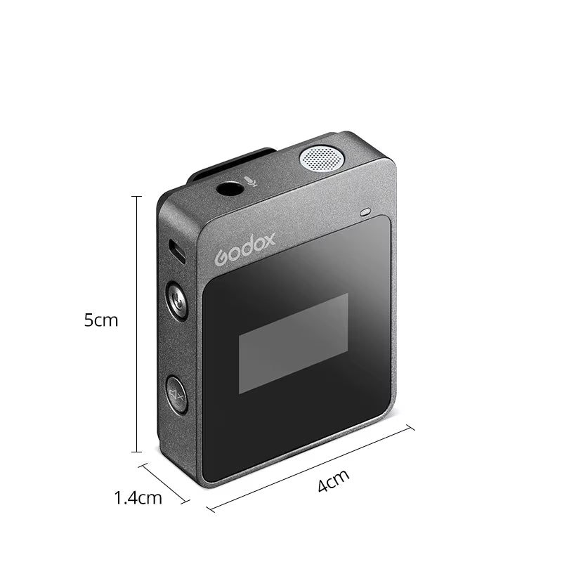 Movelink M1 M2 2.4Ghz Wireless Lavalier Microphone for DSLR Cameras Camcorders Smartphones, and Tablets for Youtube