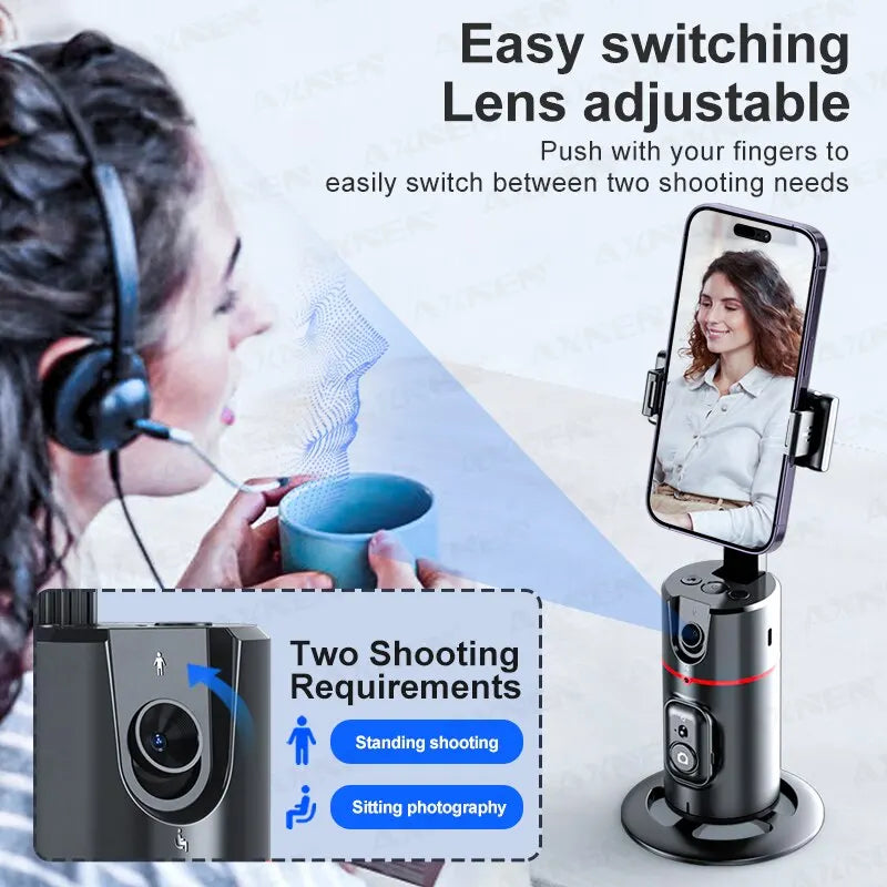 Gimbal Estabilizador Axnen Multifuncional Con Control Remoto 360°